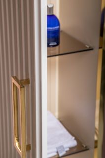 Пенал Armadi Art Monaco 170см белый/золото 868-WG